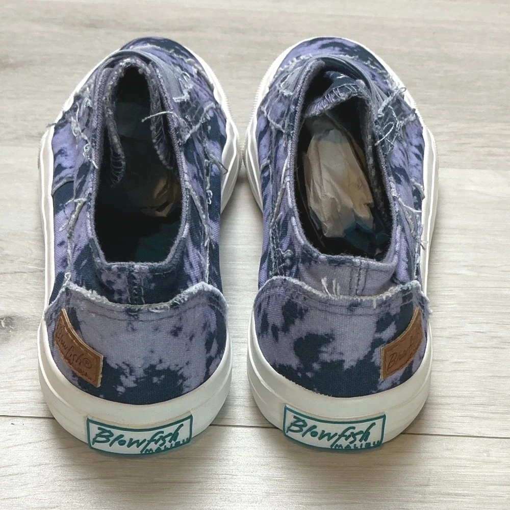 Blowfish Malibu Marley Sneaker Womens 6.5 Purple Tie Dye New With Tags